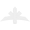 Ekena Millwork Alberta Architectural Grade PVC Gable Bracket, 48"W x 24"H x 2"D x 6"F, 12/12 Pitch GBP048X24X0206ALB00 - alternate 2
